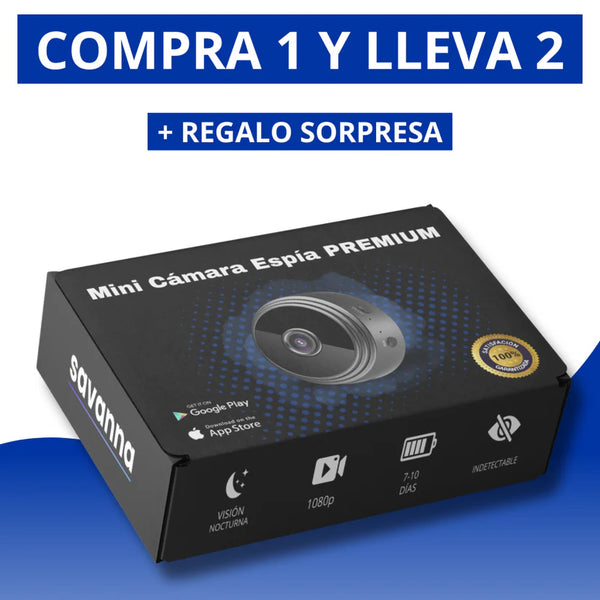 (¡COMPRA 1 Y LLEVA 2!🎁) Mini Cámara Espía PREMIUM [1080P ULTRA HD] - ¡ULTIMAS UNIDADES!🔥