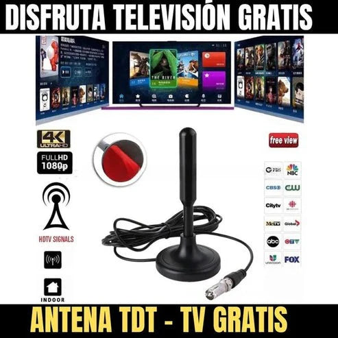 Antena TDT | TV Digital Ultra HD | Canales Gratis + Netflix e Spotify Music Ilimitado Gratis🎁