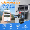 🎥 Camara solar de 360° de triple lente Camera✈️ envío gratis
