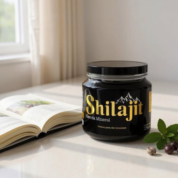 Shilajit Puro del Himalaya - Potenciador Natural de Energía y Vitalidad - Registro INVIMA ✅